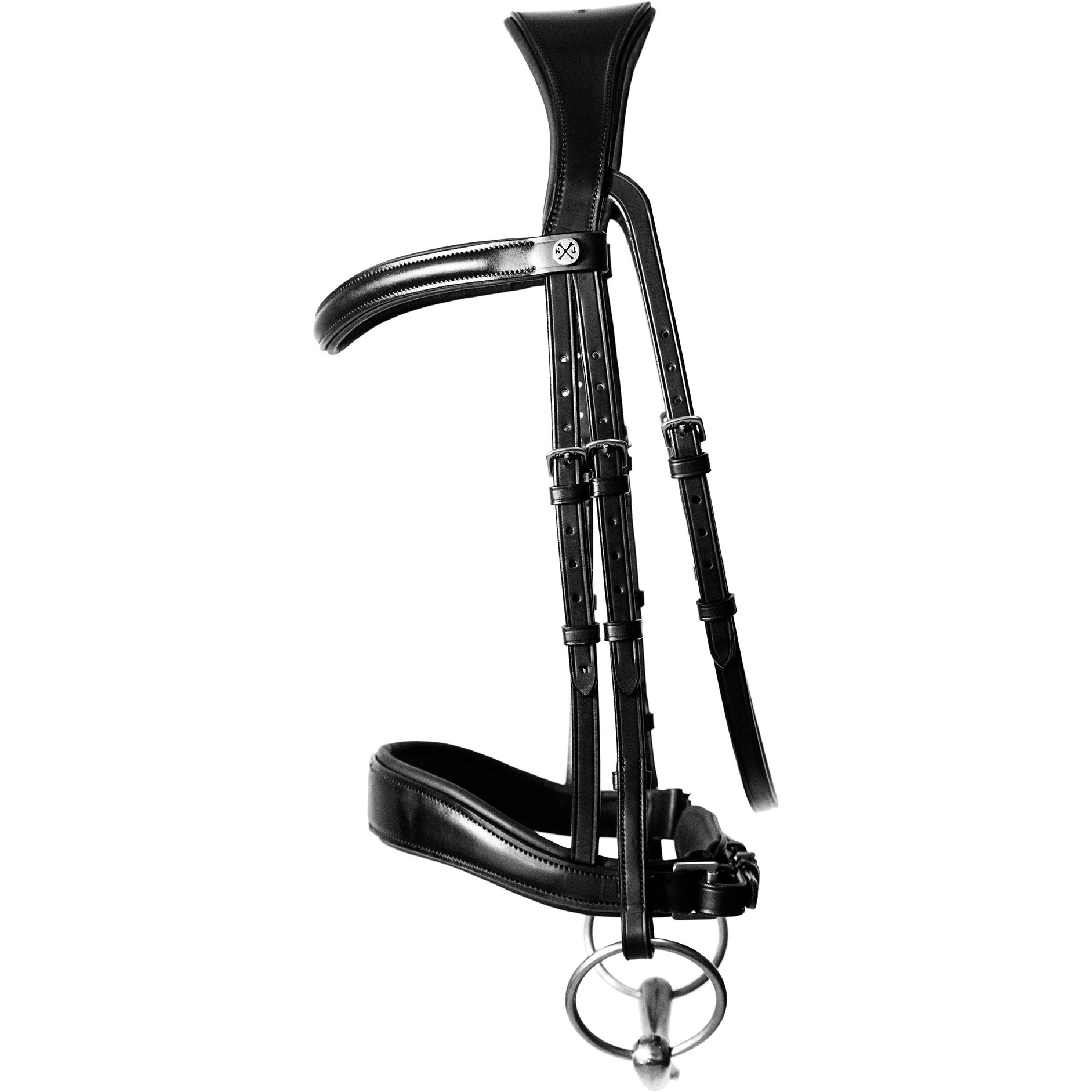 Henry James Saddlery Dressage Bridle HJ-BR-03 - Black